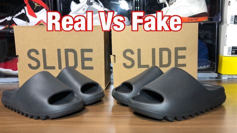 original adidas slides vs fake|yeezy slide counterfeit.